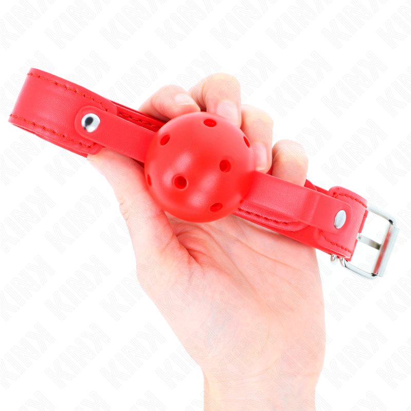 KINK - RED BREATHABLE BALL 4.5 CM BAG 65 x 2.5 CM