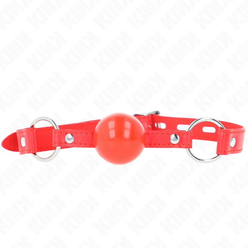 KINK - TPE BALL GAG 4 CM WITH ROJO LOCK 60 x 2 CM