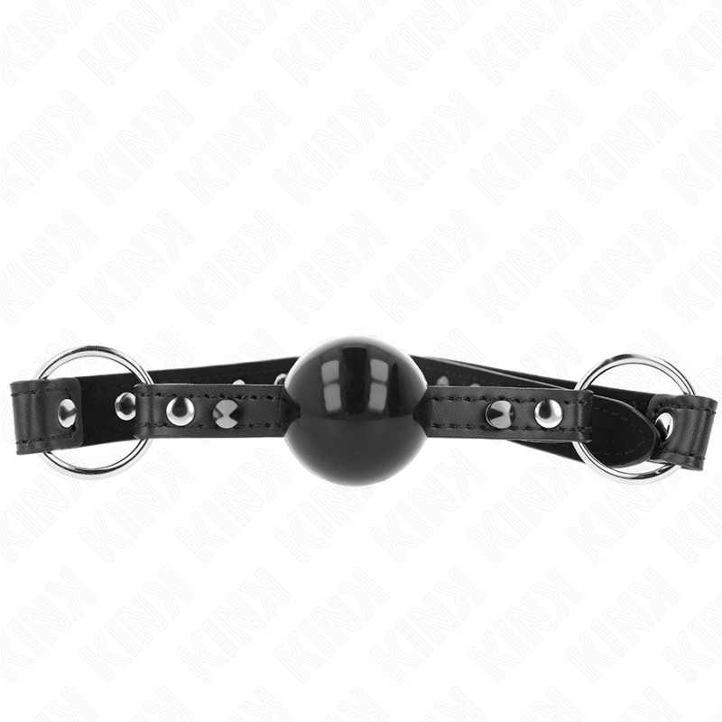 KINK - MORDAÇA DE BOLA DE 4 CM COM PONTA DE REBITE E TRAVA DE SNAP LOCK 65 x 2 CM
