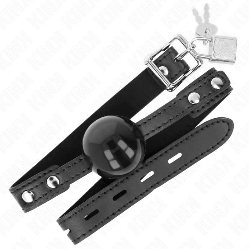 KINK - 4 CM SOFT TPE BALL GAG MODEL 3 60 x 2 CM ADJUSTABLE 37-52 CM