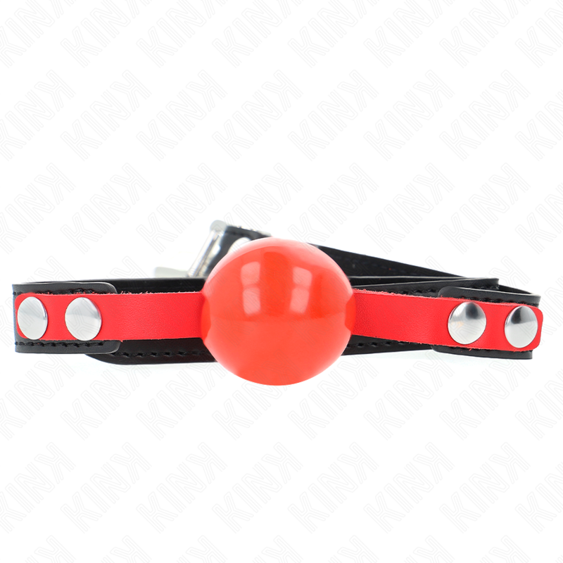 KINK - 4 CM SOFT TPE BALL GAG MODEL 4 60 x 2 CM ADJUSTABLE 37-52 CM