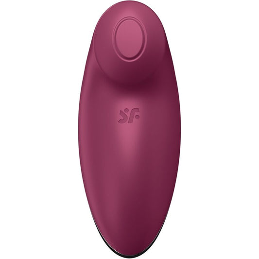 SATISFYER - TAP & CLIMAX 2 VIBRADOR E ESTIMULADOR VERMELHO