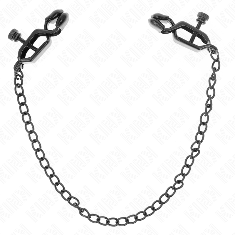 KINK - BLACK FLAT CHAIN METAL CLAMPS 30 CM