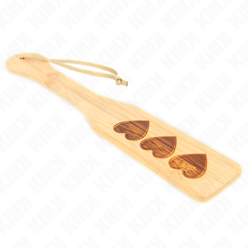 KINK - HEART DESIGN BAMBOO PALETTE 32 X 5.5 CM