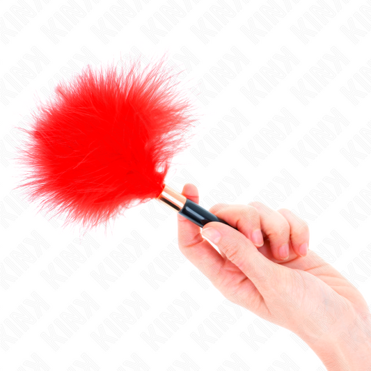 KINK - PENAS DE METAL DOURADO VERMELHO CHACOULE 18 CM