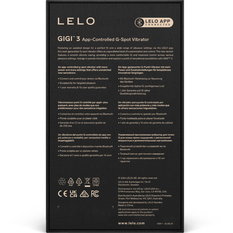 LELO - VIBRADOR GIGI™ 3 PONTO G ROSA