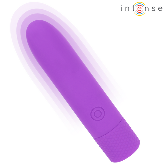 INTENSE - SYMONE USB RECHARGEABLE VIBRANT BULLET 8 VIBRATIONS PURPLE 10 X 2.2 CM