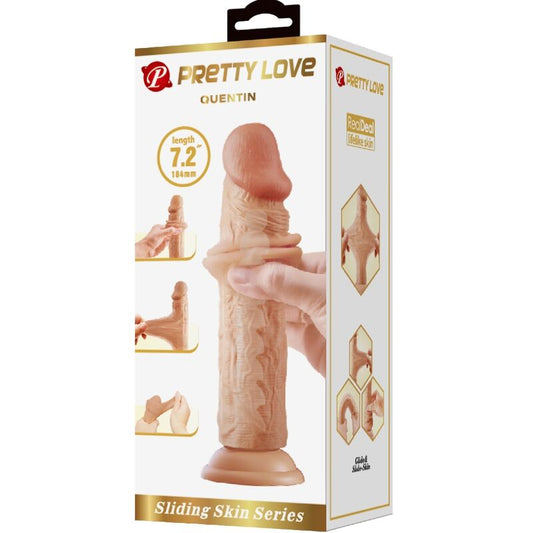 PRETTY LOVE - QUENTIN 18 CM DE CARNE REALISTA DILDO