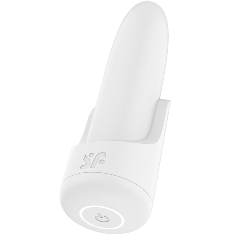 SATISFYER - VIBRADOR G-SPOT WAVE 4 COM PROGRAMA DE 12 VIBRAÇÕES CINZA ESCURO
