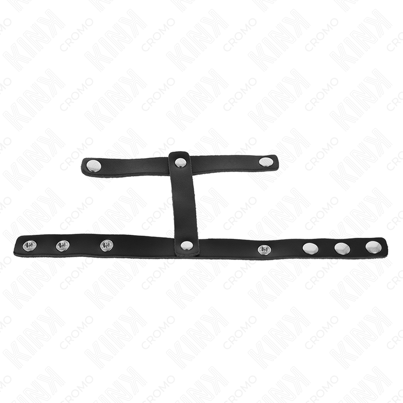 KINK - ANEL DE COURO AJUSTÁVEL PARA PÉNIS E CORREIA DIVISORA DE BOLSAS