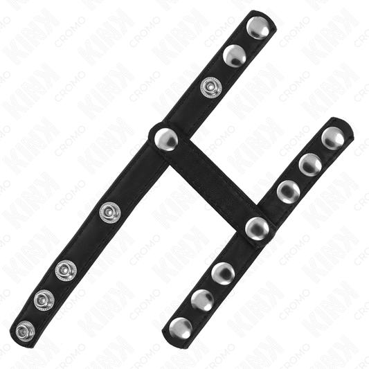 KINK - ANEL PARA PÉNIS COM 3 TIRAS AJUSTÁVEIS PARA DIVISORES DE BOLSAS