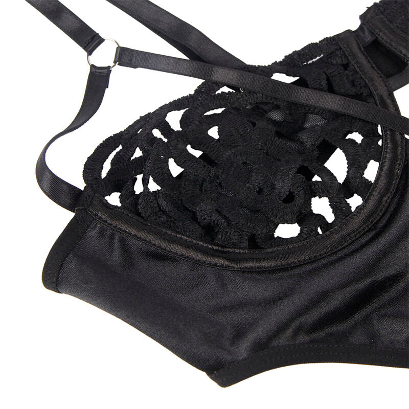 SUBBLIME - 954055 BODY SEXY DE RENDA PRETA P/M