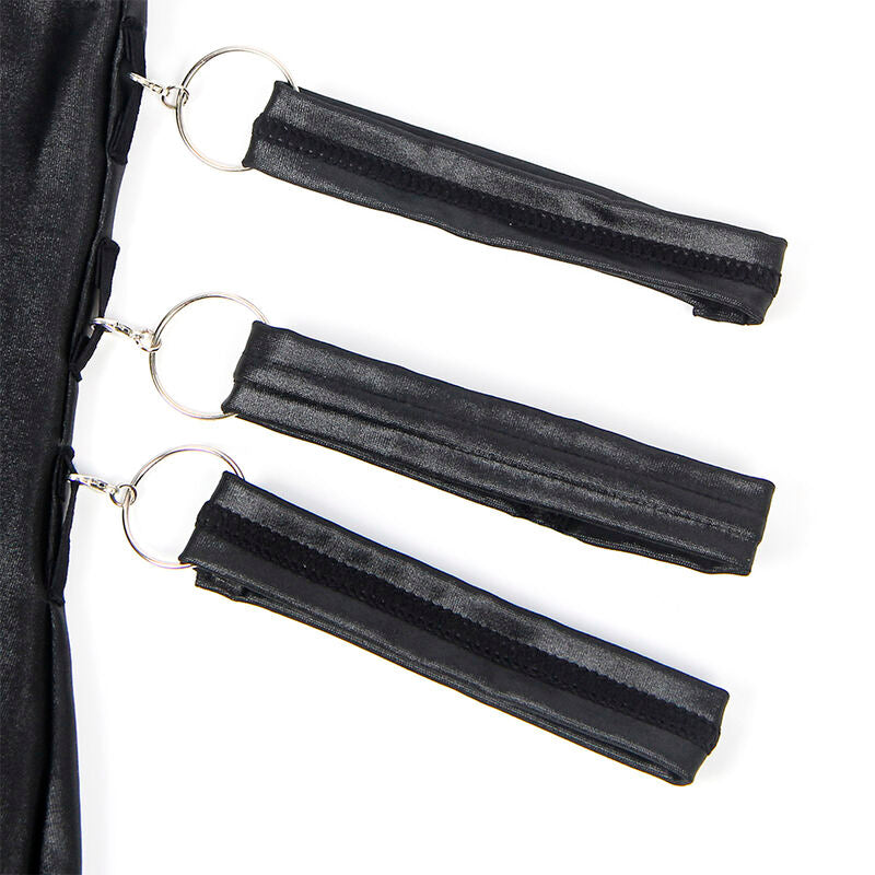 SUBBLIME - 954413 BODY BONDAGE DE COURO PRETO G/GG