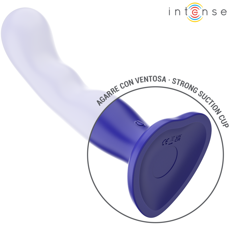 INTENSO - VIBRADOR SHORTY COM VENTOSA AZUL CONTROLE REMOTO