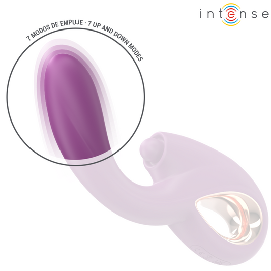 INTENSO - LALI MULTIFUNCIONAL VIBRADOR DE PONTO G COM BATIDA, IMPULSÃO E VIBRAÇÃO ROXO