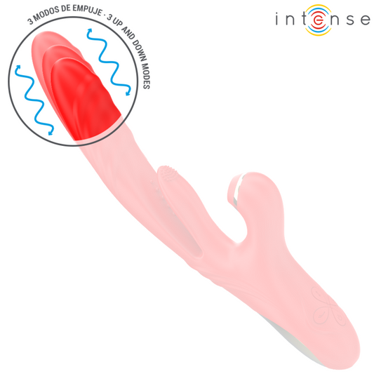 INTENSO - KAROL MULTIFUNCIONAL VIBRADOR IMPULSO & ESTIMULAÇÃO & SUCÇÃO VERMELHO
