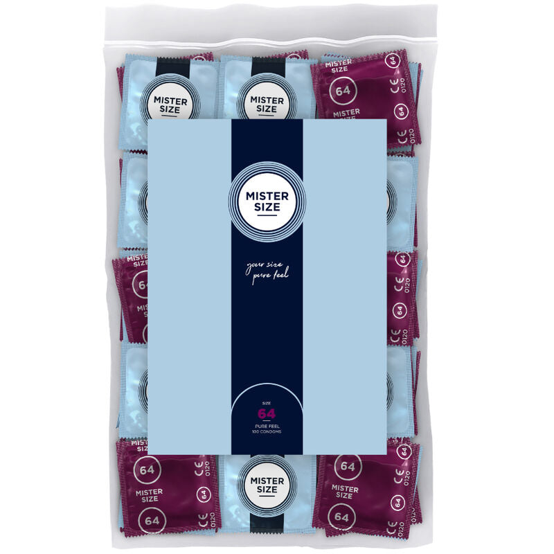 PRESERVATIVOS TAMANHO MISTER SIZE - XXL 64 MM (100 UNIDADES)