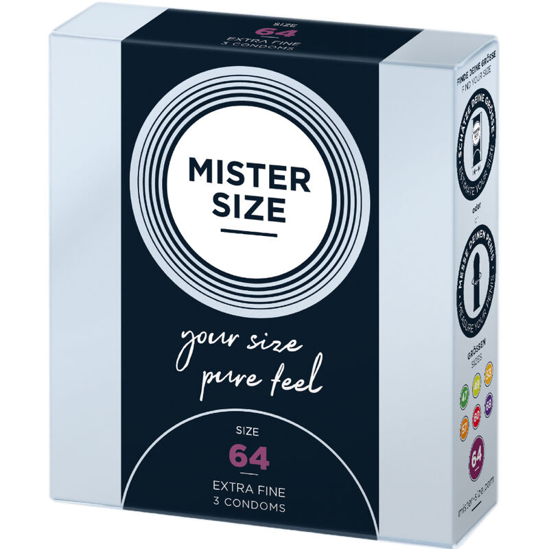 PRESERVATIVOS TAMANHO MISTER - XXL 64 MM (3 UNIDADES)