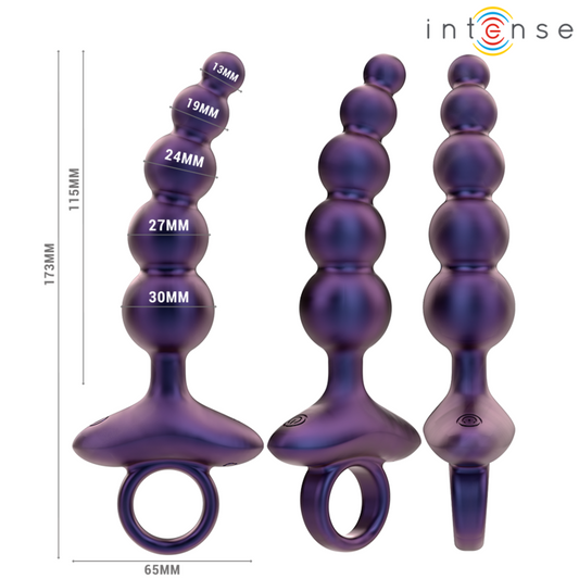 INTENSO - PLUG ANAL VIBRANTE TITO MODELO 3 CONTROLE REMOTO