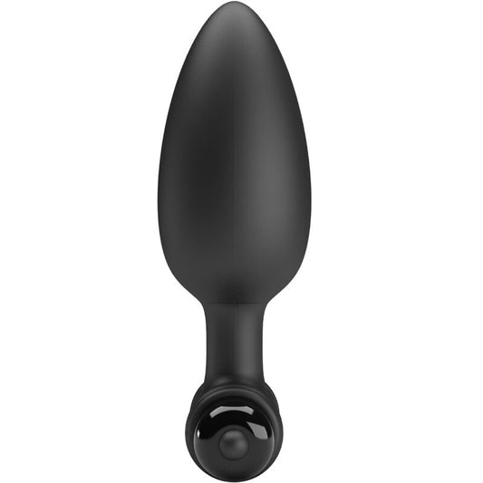 PRETTY LOVE - PLUG ANAL VIBRA 2 PLUG ANAL 10 VIBRAÇÕES PRETO