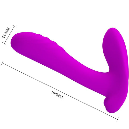 PRETTY LOVE - MASSAGEADOR E VIBRADOR 12 VIBRAÇÕES CONTROLE REMOTO ROXO