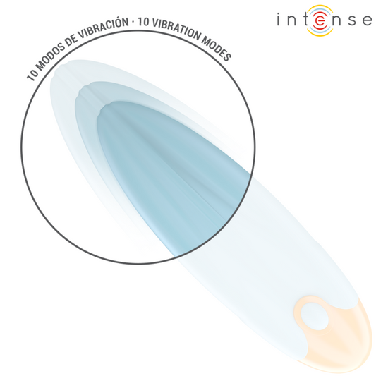 INTENSO - MIKE VIBRATING BULLET 10 VIBRAÇÕES CONTROLE REMOTO AZUL