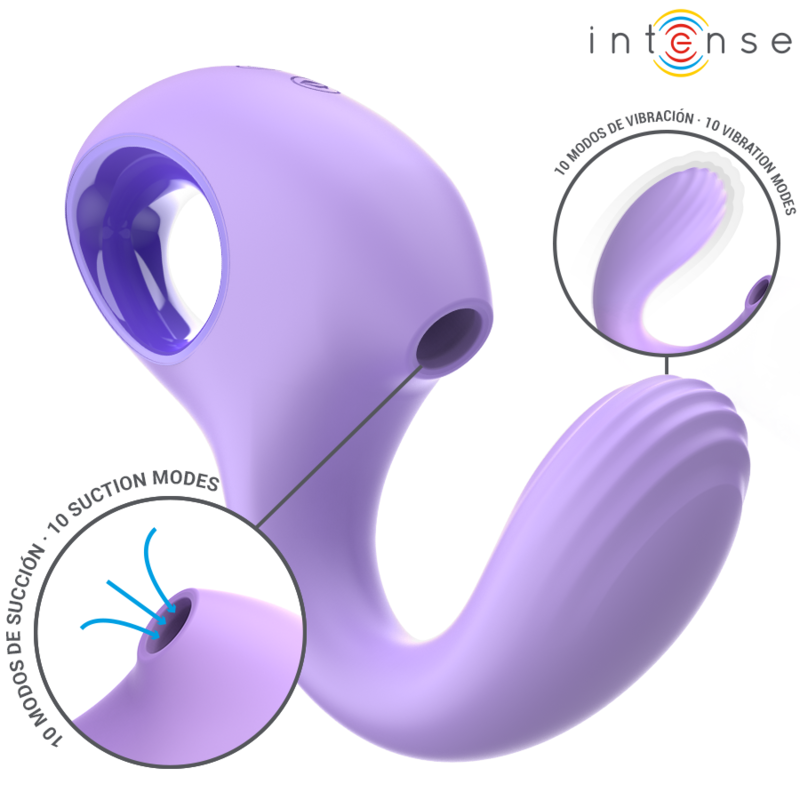 INTENSO - VIBRADOR E ESTIMULADOR BAXTER ROXO
