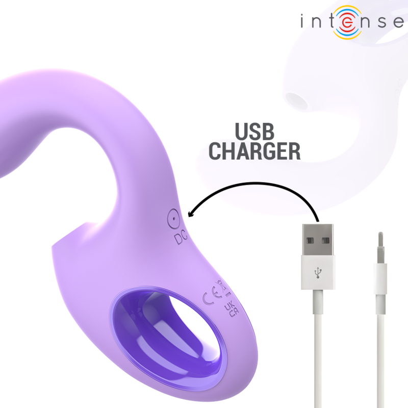 INTENSO - VIBRADOR E ESTIMULADOR BAXTER ROXO