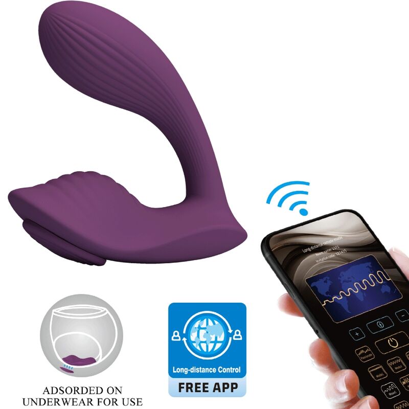 PRETTY LOVE - FRANZ MASSAGEADOR E VIBRADOR APLICATIVO GRÁTIS ROXO