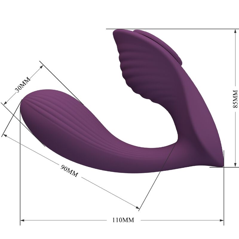 PRETTY LOVE - FRANZ MASSAGEADOR E VIBRADOR APLICATIVO GRÁTIS ROXO