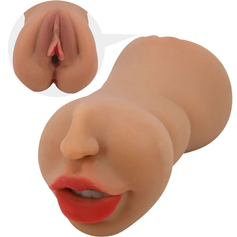 CRAZY BULL - ZOEY MASTURBADOR DUPLO BOCA E CARNE VAGINA