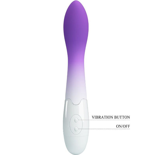PRETTY LOVE - VIBRADOR BISHOP PONTO G 30 VIBRAÇÕES ROXO