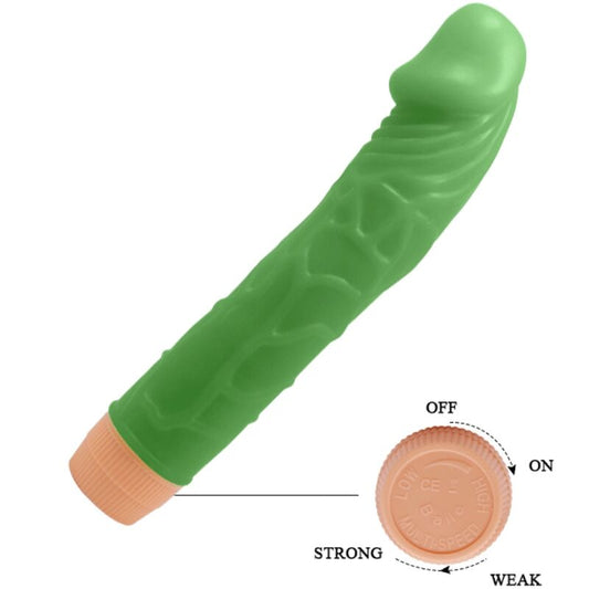 BAILE - VIBRADOR REALÍSTICO BILL 22,5 CM VERDE