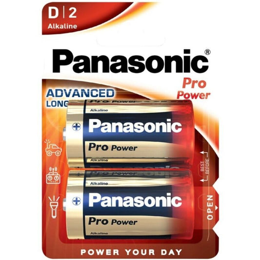 PANASONIC - PILHA ALCALINA D PRO POWER LR20 BLISTER*2