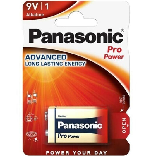 PANASONIC - PILHA ALCALINA PRO POWER 9V LR61 BLISTER*1