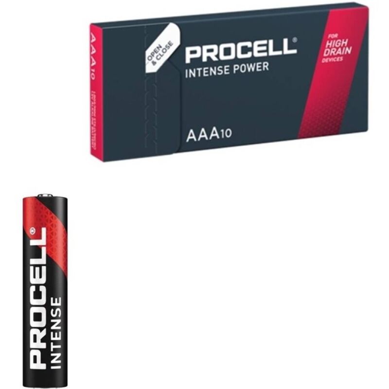 PROCELL - POTÊNCIA INTENSA ALCALINAS LR03 AAA 1,5V CAIXA*10
