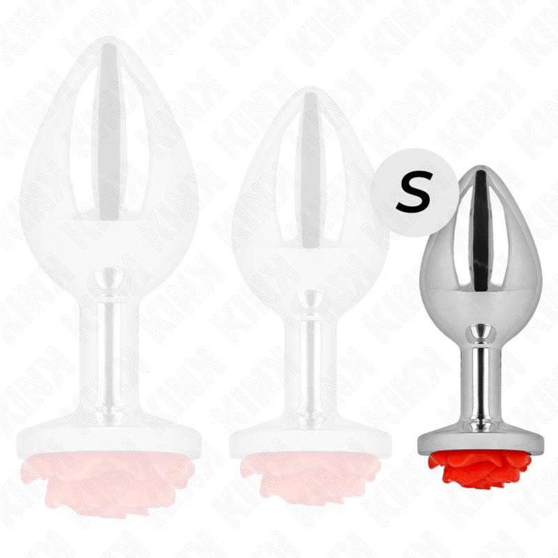 KINK - PINK RED ANAL PLUG SIZE S