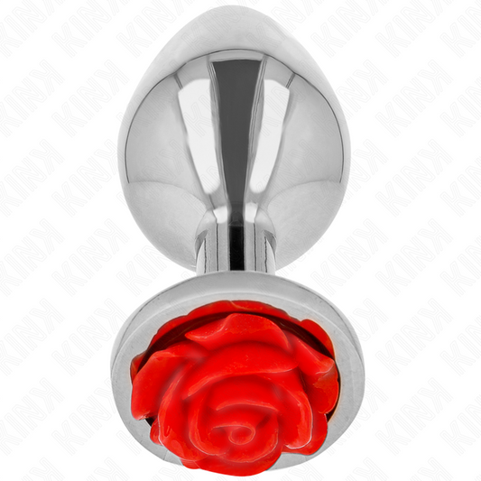 KINK - PLUG ANAL ROSA VERMELHO TAMANHO P