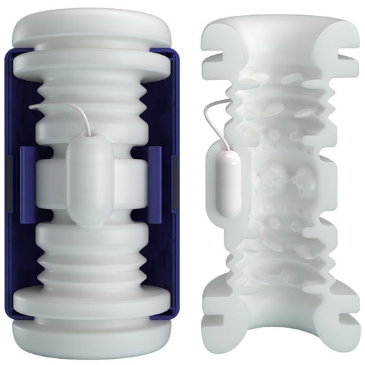 PRETTY LOVE - DJ LADY MASTURBADOR MASCULINO COM VIBRAÇÃO 5 CONFIGURAÇÕES ROXO