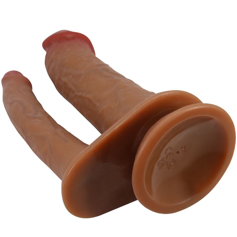 PRETTY LOVE - HULBERT REALISTIC DOUBLE DILDO WITH MULATO VIBRATION