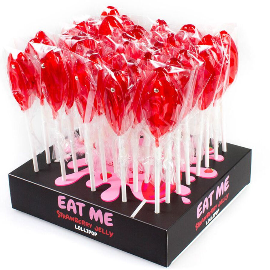 SECRETPLAY - DISPLAY ASSORTMENT OF PENIS LOLLIPOPS WITH ALCOHOL 40 UNITS