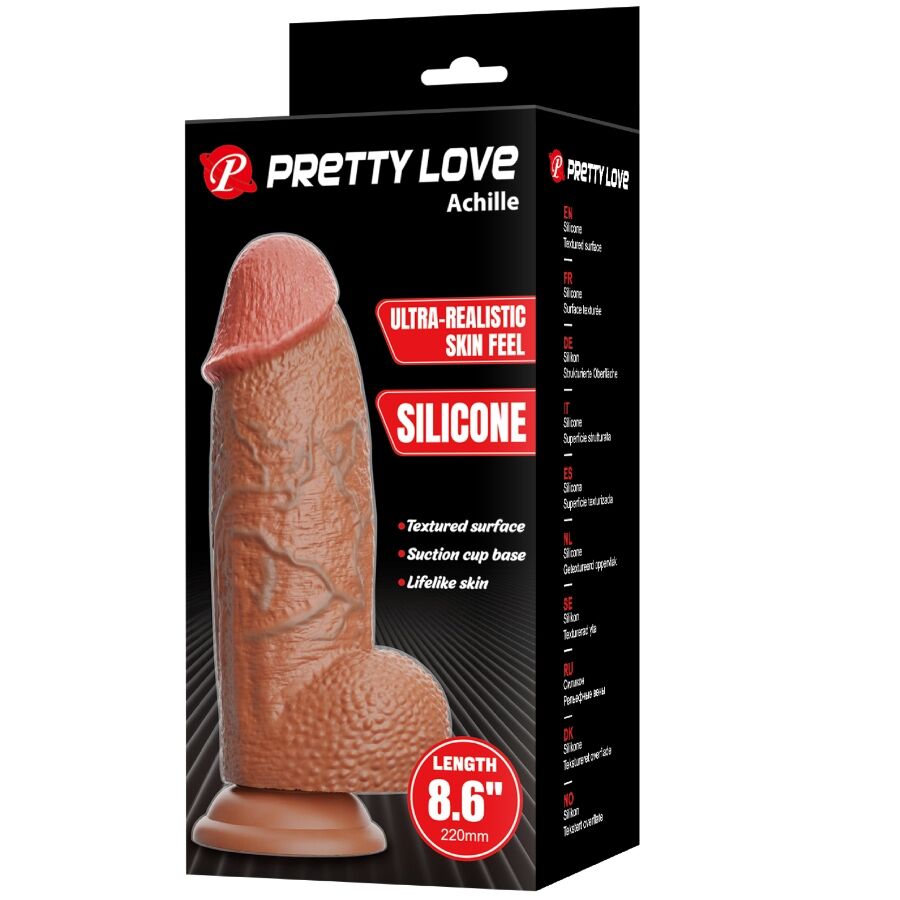 PRETTY LOVE - GODE ULTRA RÉALISTE ACHILLE 22 CM