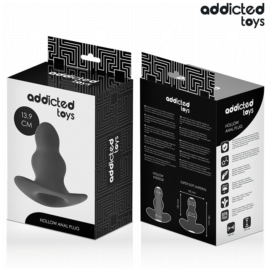 ADDICTED TOYS - HOLLOW ANAL PLUG SIZE XL 13.9 CM