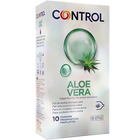 CONTROL - PRESERVATIVOS DE ALOE VERA 10 UNIDADES