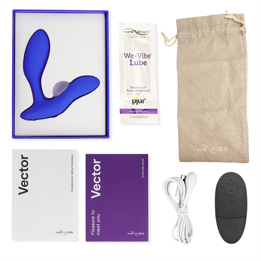 WE-VIBE - MASSAGEADOR DE PRÓSTATA VECTOR+ AZUL