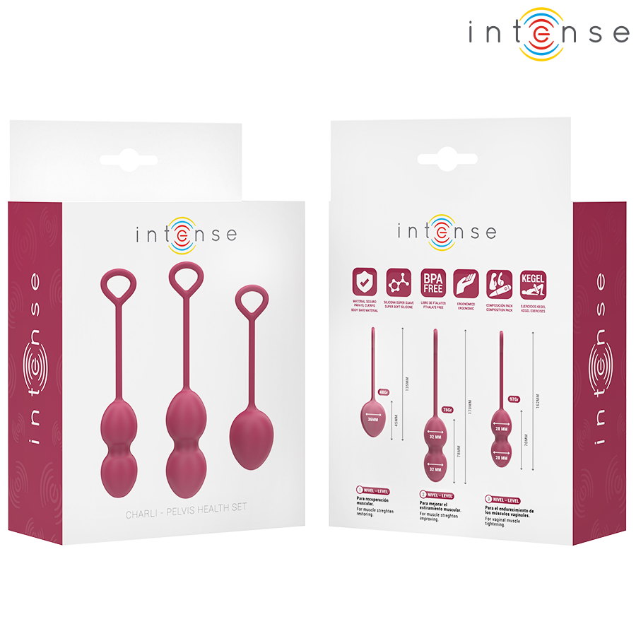INTENSE - KIT CHARLI KEGEL BALL BOURGOGNE