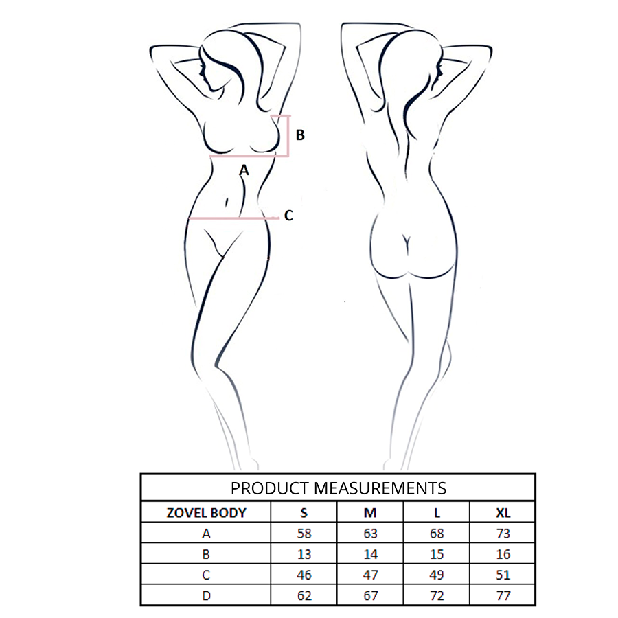 PASSION - BODY ZOVEL NOIR L/XL