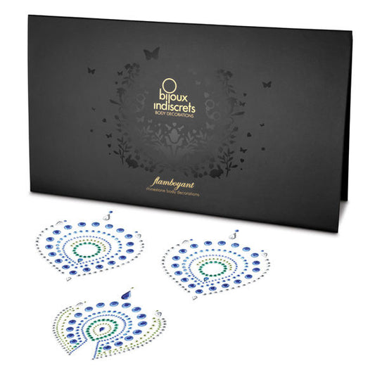 JOIAS - INDISCRETS AZUL E VERDE FLAMBOYANT