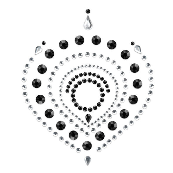 JEWELRY - INDISCRETS FLAMBOYANT BLACK & SILVER