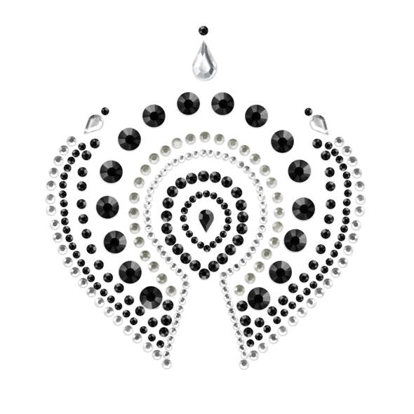 JEWELRY - INDISCRETS FLAMBOYANT BLACK & SILVER